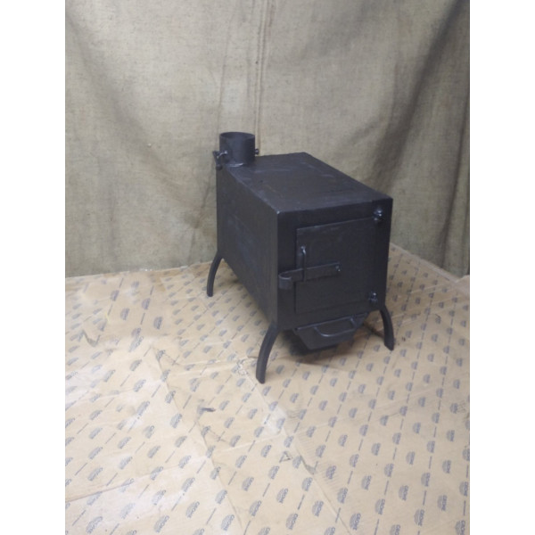 Печь отопительная буржуйка с поверхностью для приготовления Экономка