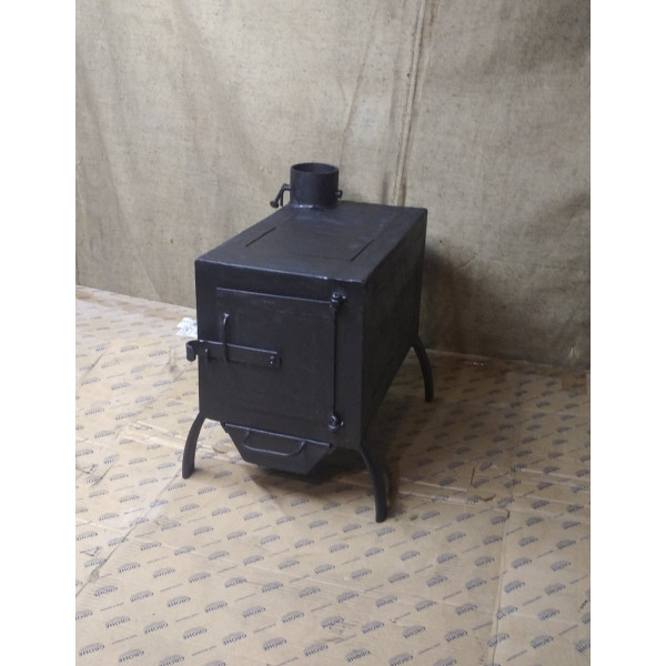 Печь отопительная буржуйка с поверхностью для приготовления Экономка
