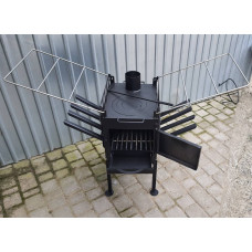 Печь буржуйка отопительно-варочная, сушилка для обуви и одежды