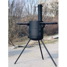 Печь для котел 6-10 л со съемными столиками.