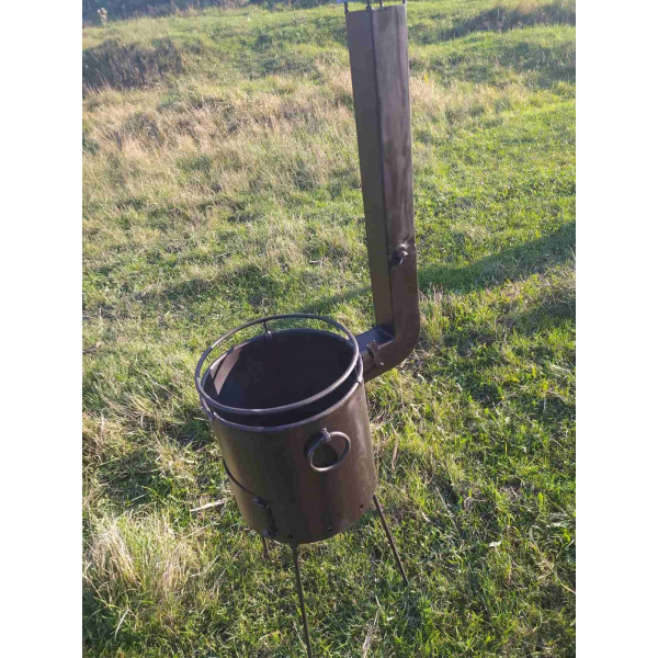 Печь для котла 10-16 литров с трубой