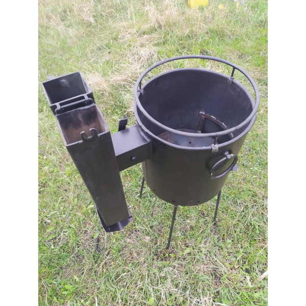 Піч для казана 10-16 літрів з трубою