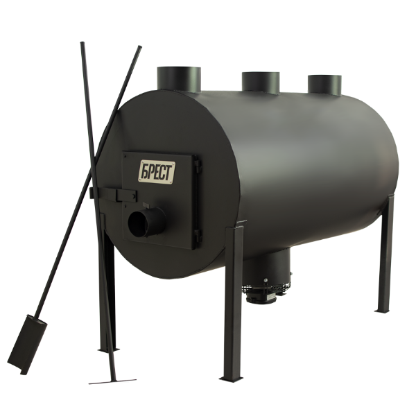 Піч опалювальна Брест 700 Плюс комплект з вентилятором