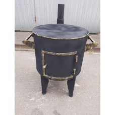 Печь отопительная буржуйка 7 мм, 6 кВт