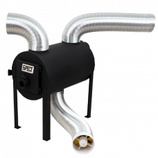 Печь отапливаемая буржуйка Брест 203 с вертикальным выходом тепла