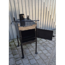 Печь отопительно-варочная буржуйка 3,5 мм.