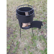 Піч під казан, діаметр 30 см, метал 3 мм