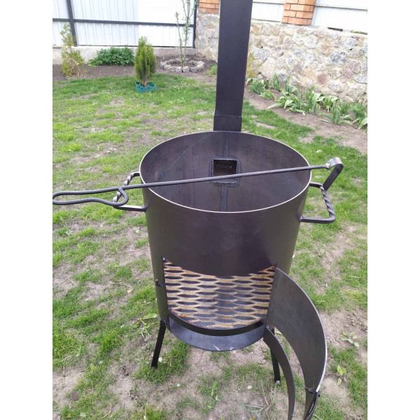 Піч під казан 12-20 л, діаметр 400 мм, знімна труба