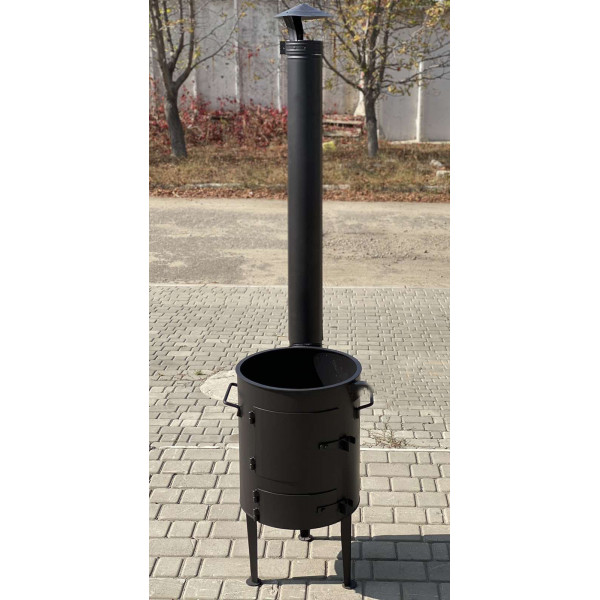 Піч під казан 32-40 літрів з трубою