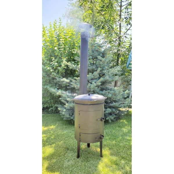 Піч під казан 40 см. з трубою