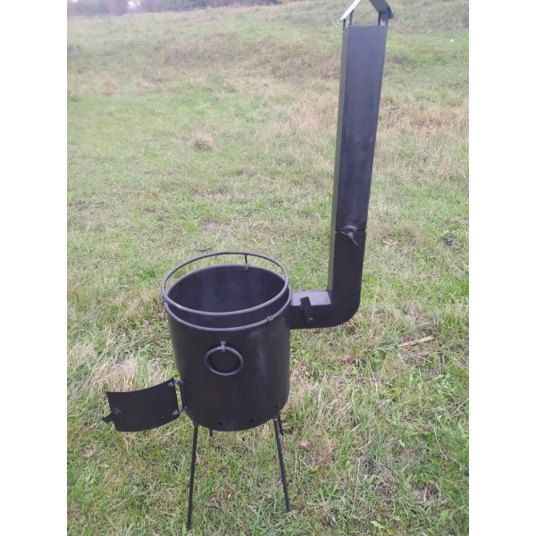 Печь под котел 6-10 л с трубой, 30 см.