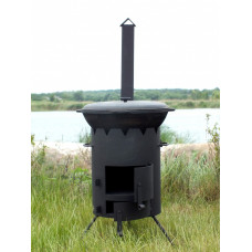 Піч під казан на 12-20 л зі зйомною трубою
