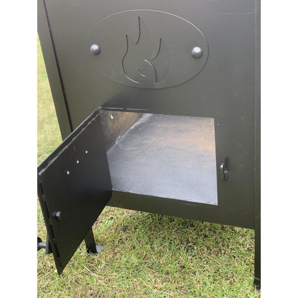 Универсальная печь под котел 6-22 л с решеткой гриль и съемными кольцами.