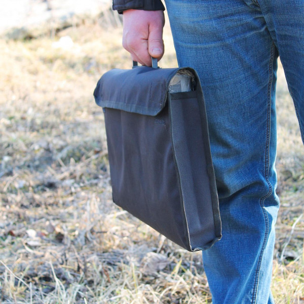 Чехол черный (оксфорд) для мангала-чемодана на 10 шампуров.