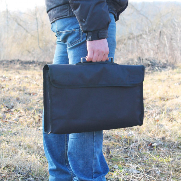 Чехол черный (оксфорд) для мангала-чемодана на 12 шампуров