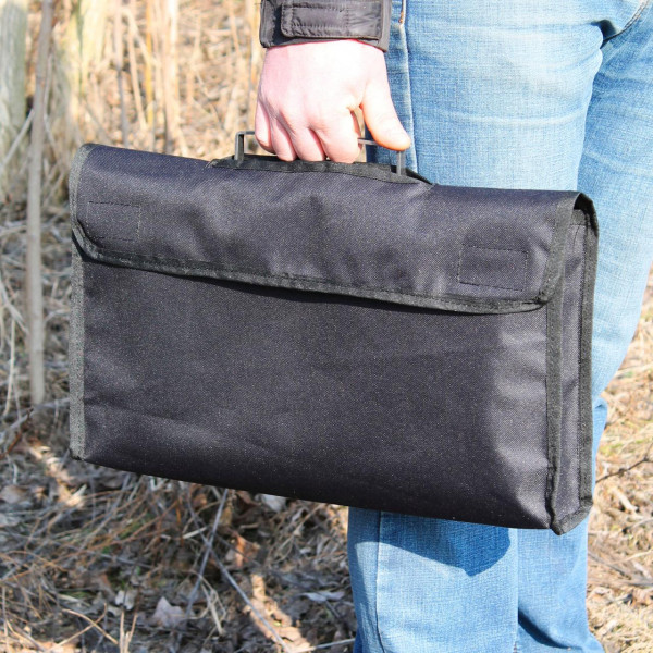 Чехол черный (оксфорд) для мангала-чемодана на 8 шампуров