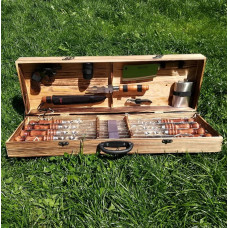 ✅Набор шампуров в деревянном кейсе (V-013)