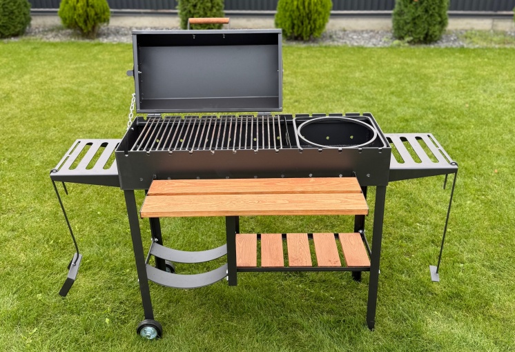 Мангал 5 мм Мангал 5 мм на 13 шампурів з кришкою