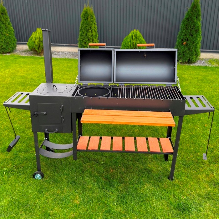 мангал з пічкою під казан, сталь 5 мм